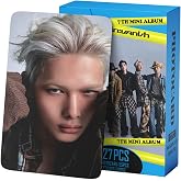 127 PCS Album THE SIN : Vanish Photocards 55 PCS Lomo Cards Set 72 PCS Stickers Postcard Gift Merchandise for Boys and Girls (B)