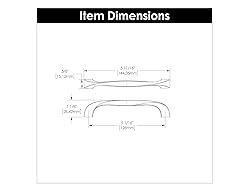 Hickory Hardware 10 Pack Solid Core Kitchen Cabinet