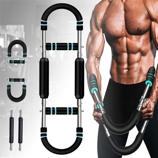 TOPtoper Twister Armtrainer - Verstellbares Brusttrainingsgerät 60-160 Lbs