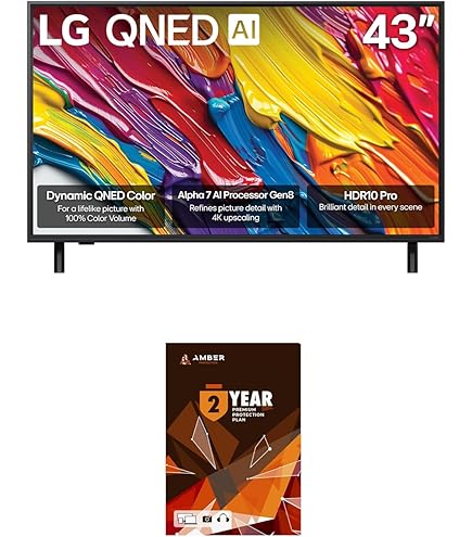 テレビ AnnaLG Electronics 43-inch 4K LCD TV Amazon.com: LG 43QNED82AUA 43 Inch QNED AI 4K Smart TV with a