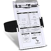 Destination Departure VFR Pilot Kneeboard | Aviation Kneeboard with Strap, Pen Holder - Compact Aluminium Knee Boards - Pilot and Flight Simulator Accessories 5.5x8 In