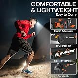 Sogdeco LED Head Torch Rechargeable 2000LM 2 Pack USB Type-C 5 Modes view 4