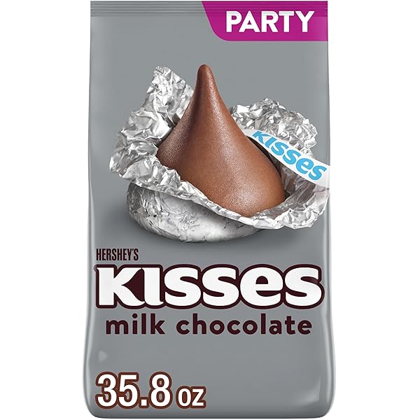 HERSHEY’S KISSES MILK CHOCOLATE CANDY PARTY PACK, 35.8 OZ