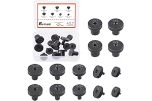 Rustark 14Pcs Double Flares Adapters Tool Kit Replacement Head Fit 3/16, 1/4, 5/16, 3/8, 7/16, 1/2, 5/8 Inch OD Tubing Expand