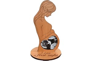 Heart's Sign Baby Ultrasound Photo Frame - Sonogram Frame Gift for Pregnant Women | Pregnant Wife Gifts From Husband | Expecting Mom Gift for Pregnant Friend