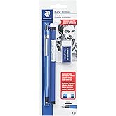 STAEDTLER Mars Technical Mechanical Pencil Set, Blue, (788 SBK4)