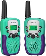 Retevis RA618 Walkie Talkies for Kids 8 Channels VOX Flashlight 1 Pair Green