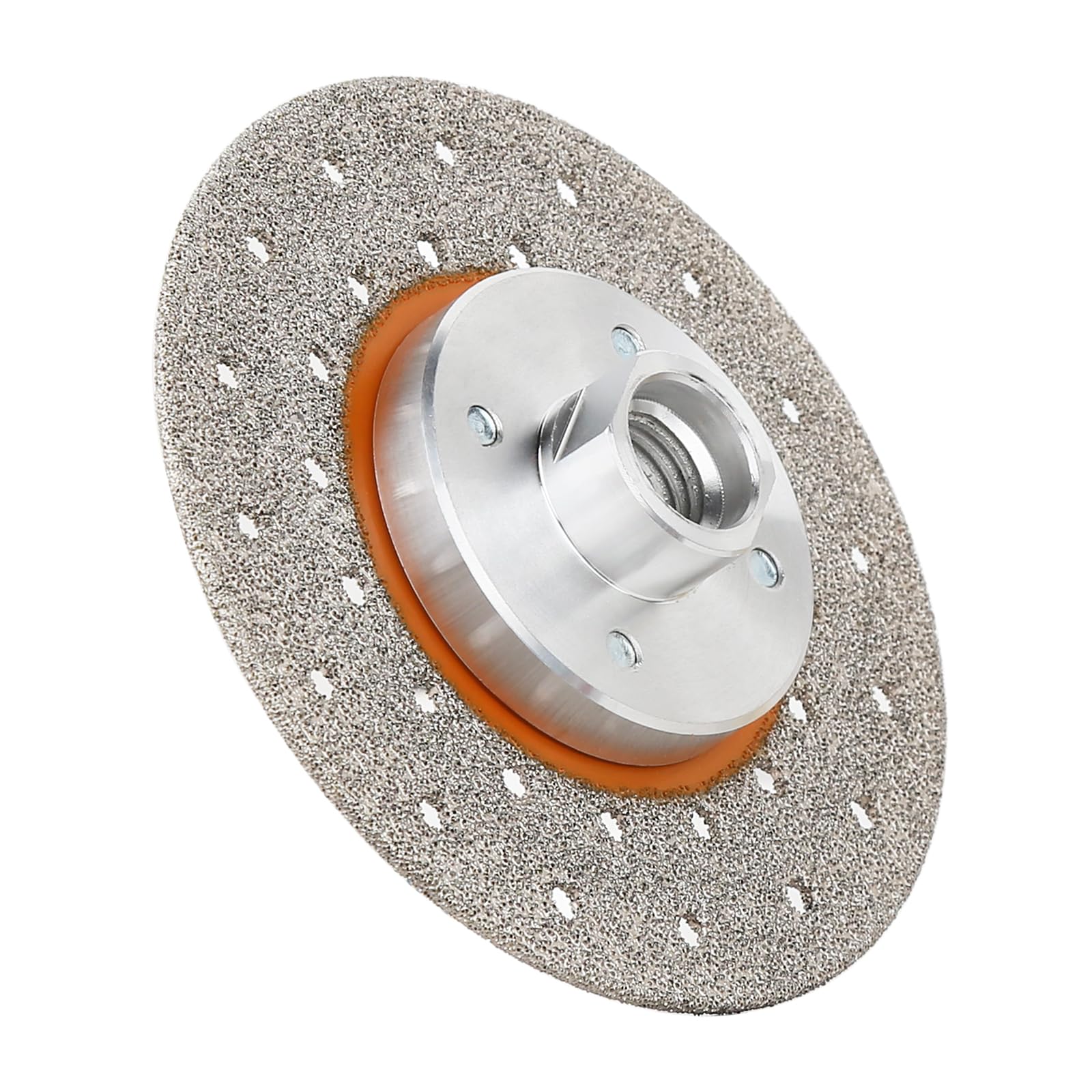 Vearter 100mm Diamond Cutting Wheel, M14 Thread Double Side Diamond Coated Vacuum Brazed Grinding Disc for Granite Concrete Tile Marble Stone (4 inch)