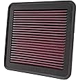 K&N Engine Air Filter: Increase Power & Acceleration, Washable, Premium, Replacement Car Air Filter: Compatible with 2006-2015 MITSUBISHI (L200, Triton, Challenger), 33-2951