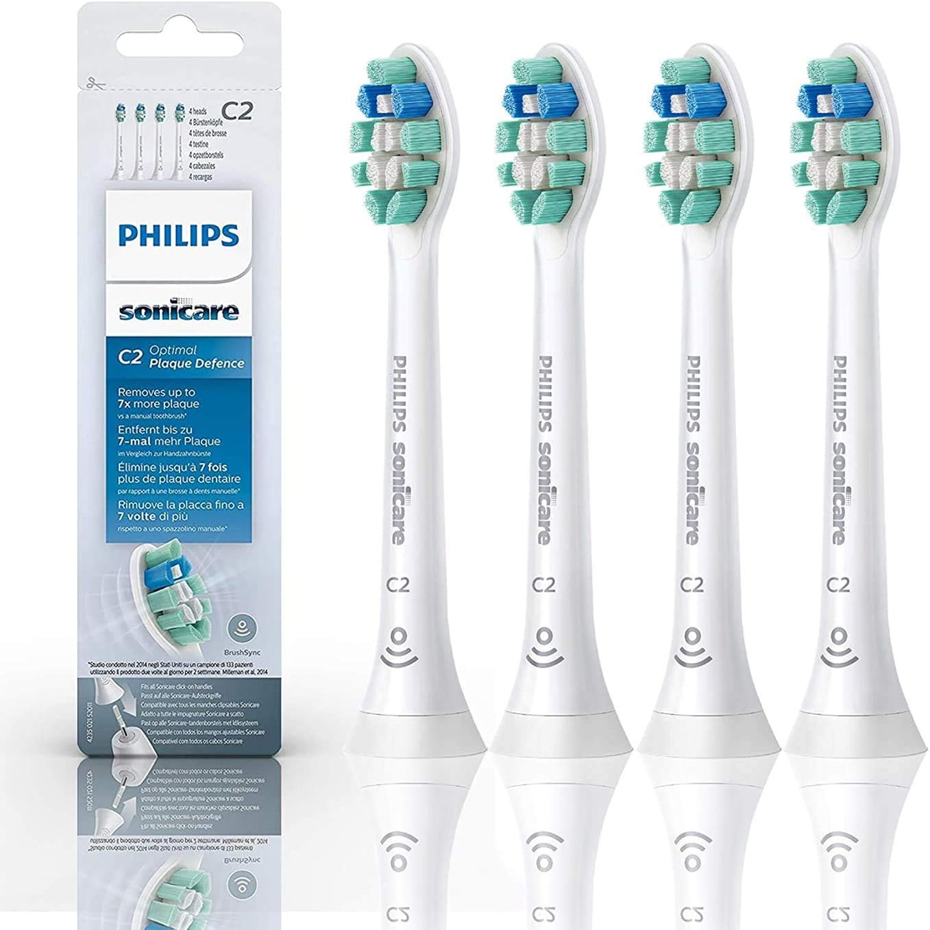 Toothbrush Heads Replacment C2 Compatible with Sonicare