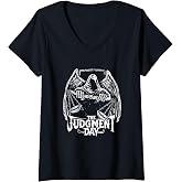 Womens The Judgment Day V-Neck T-Shirt