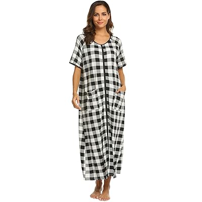 Ekouaer Women's Long House Coat with Zipper Front Jamaica Ubuy