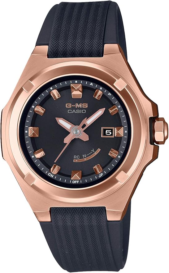 Amazon [カシオ] 腕時計 ベビージー GMS 電波ソーラー MSGW300G1AJF レディース ブラック レディース腕時計 腕時計 通販