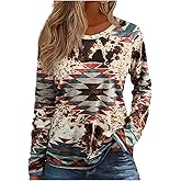 Country Concert Tops Outfit Long Sleeve Shirts for Women Nashville Outfits for Women Country Music Graphic Tees Shirts
