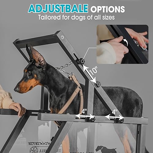 Dog Treadmill, HINXIETIE Dog Treadmill for Large/Medium Dogs, Non
