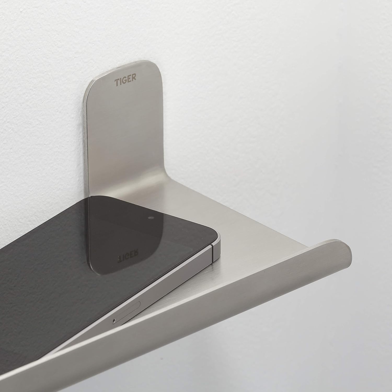 Tiger Colar Shelf, Stainless Steel Brushed, 18 x 5 x 10.1 cm, 10,1 x 18 x 5 cm - Image 5