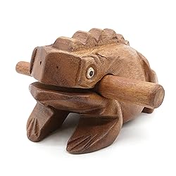 BSIRI 5" Wooden Frog Rasp - Musical instruments of