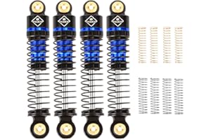 FEDCO SCX24 Shocks 47MM Oil-Filled Shocks Absorber Long Travel Threaded Oil Damper For Axial SCX24 Upgrades 1/24 RC Crawler