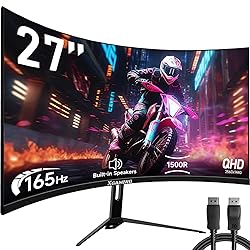 memzuoix 27-Inch Gaming Monitor, 144Hz, QHD