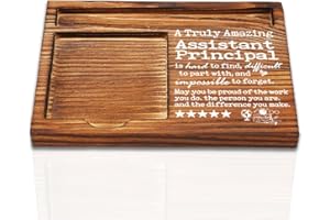 FOKCBOCM Thank You Gifts for Assistant Principal, Going Away Gift Retirement Gift for Assistant Principal, A Truly Amazing Assistant Principal,Best Assistant Principal Self-Stick Note Pad Holders-DW26
