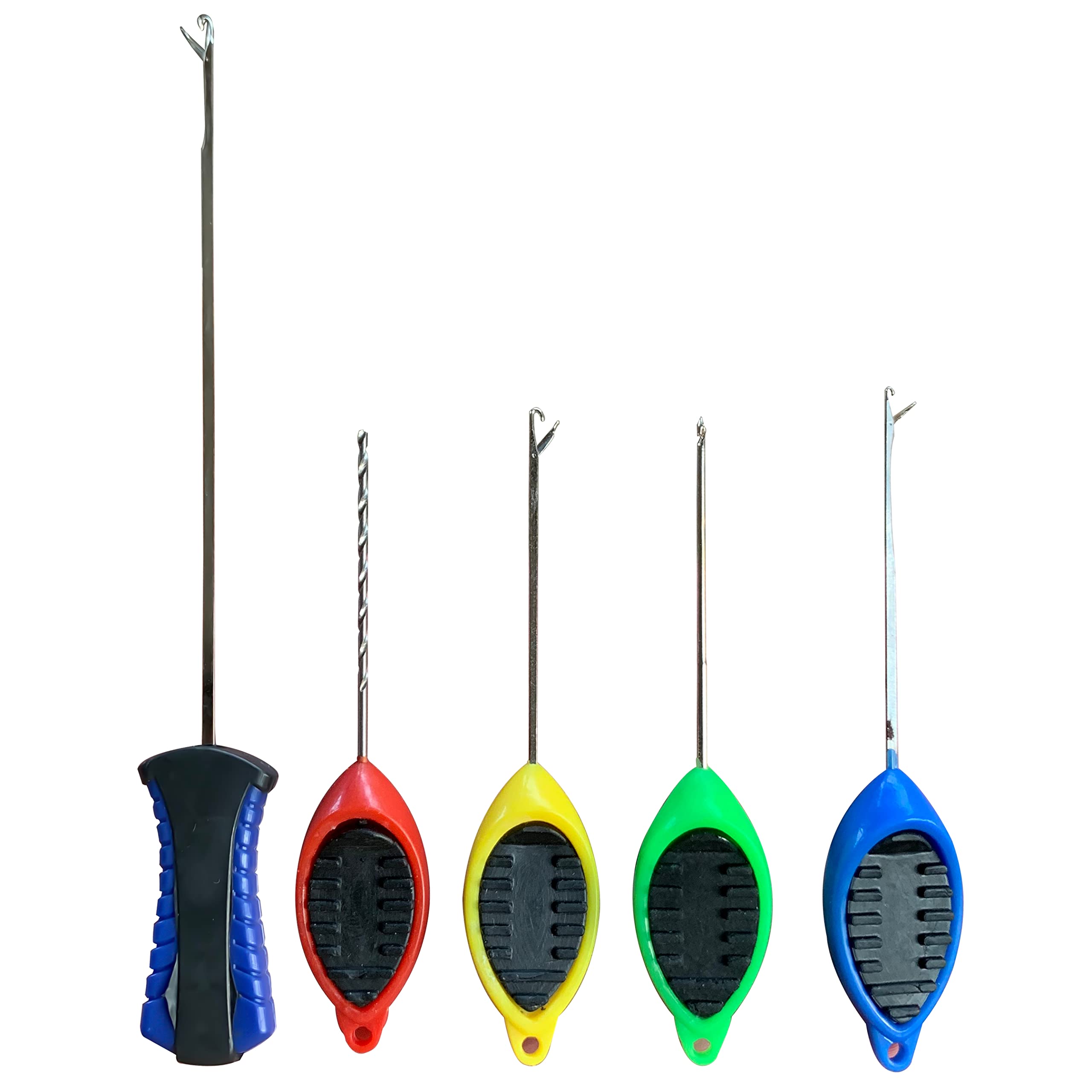 NewShot Baiting Needle Set - Fishing Rigging Tool with Stix & Stringer, Fine, Gated, Splicing and Heavy Needle for Carp/Coarse Fishing