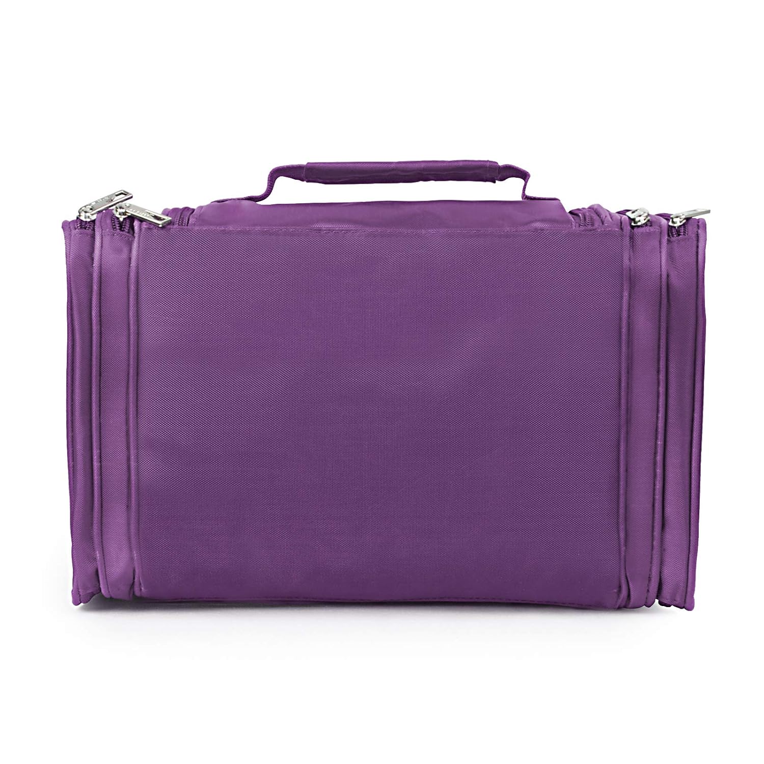 Lavievert Toiletry Bag/Makeup Organizer/Cosmetic Bag/Portable Travel Kit Organizer/Household Storage Pack/Bathroom Storage with Hanging for Business, Vacation, Household - Purple : Beauty