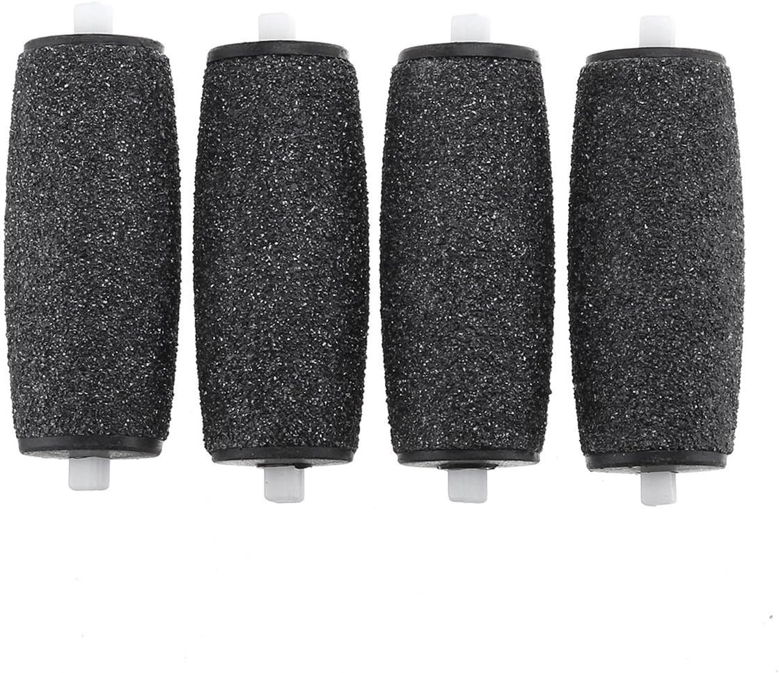 Lukuki 4pcs Extra Coarse Replacement Refill Roller Heads For Amope Pedi Perfect