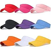 Ultrafun 9Pack Kids Sun Visor Hat UV Protection Sports Tennis Beach Summer Visor Hats for Boys Girls Aged 5 to 12 Years