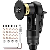 AMTOVL Pneumatic Chamfering Tool, Mini Air Chamfer Tool W/ 10C &amp; 10R Blades | Chamfer Tool with 10 C-Angle &amp; 10 R-Angle Blades, 45&deg; 30000 RPM Chamfering Tool for Metal and Wood with 1/4" Air Inlet