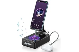 Gifts for Men Women,Charging Phone Stand with Cables and Bluetooth Speaker, 360°Rotatable Angle Cellphone Holder with HD Ster