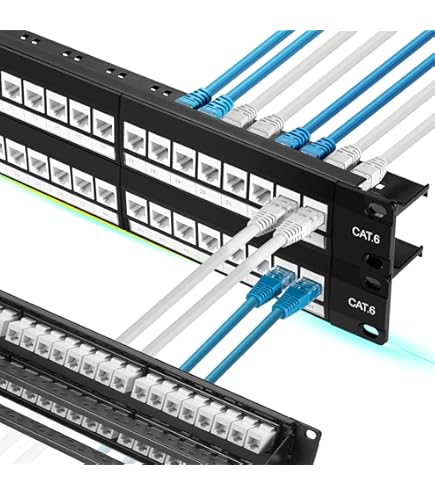 Amazon.com: Leviton eXtreme 6+ Universal Patch Panel, 48-Port, 2RU
