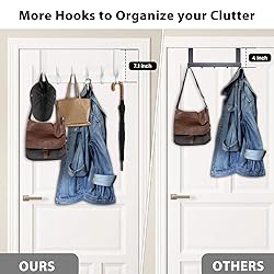 Optish Over The Door Hooks, Door Hanger Hooks for