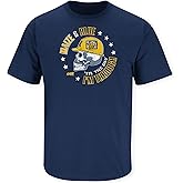 Smack Apparel Maize & Blue Til The Day I'm Through T-Shirt for Michigan College Fans (SM-5XL)