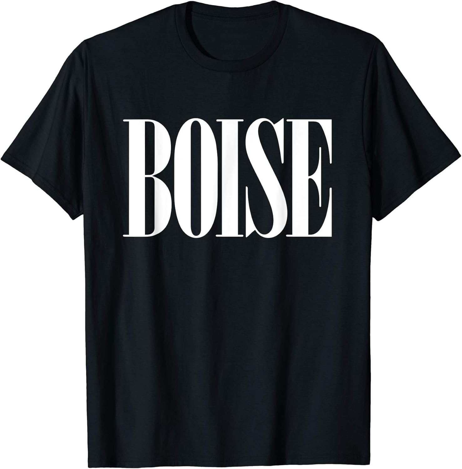 Men's Boise Fashion Style TShirt 2XL Black Amazon.co.uk Clothing