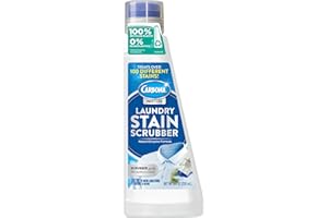 Carbona Laundry Stain Scrubber | Bio-Enzyme Stain Remover | Eliminates Fat, Oil, Blood, Milk, Fruit, Ketchup, Vegetables & Baby Food Stains | Save On Skin & Washable Fabrics | 1 Pack, 8.4 Fl Oz