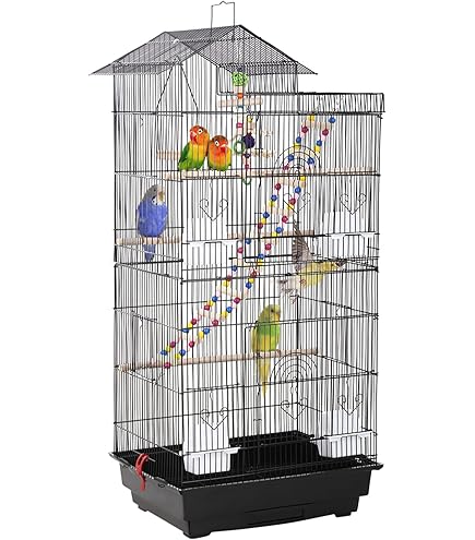 Budgie Cage Capuca Small Bird Travel Cage-Lightweight Small Birds