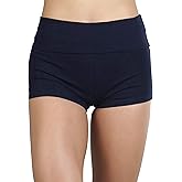 ToBeInStyle Women's Cotton Blend Stretch Active Yoga Shorts