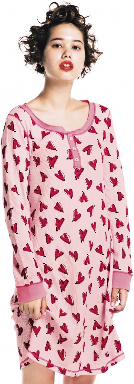 Amazon ピーチ ジョン ルームウェア サーマルワンピ レディース ハート 日本 S M 日本サイズs M相当 ルームワンピース ネグリジェ 通販