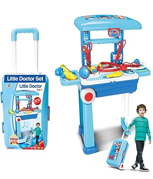 Pinnappo 2 in 1 Luggage Doctor Set Toys for Kids