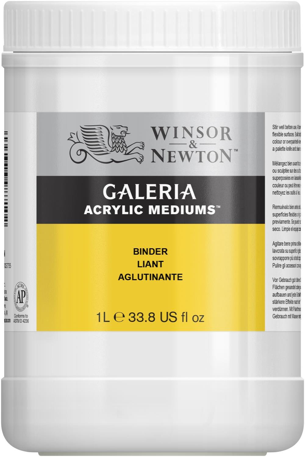 WN Galleria Binder - 1 L, ACFGB1L WN 3054823, Bindemittel, 1 l (Pack of 1)