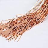 OWill Rose Gold Metallic Tinsel Curtain 2pcs 3ft x 8.3ft Backdrop view 6
