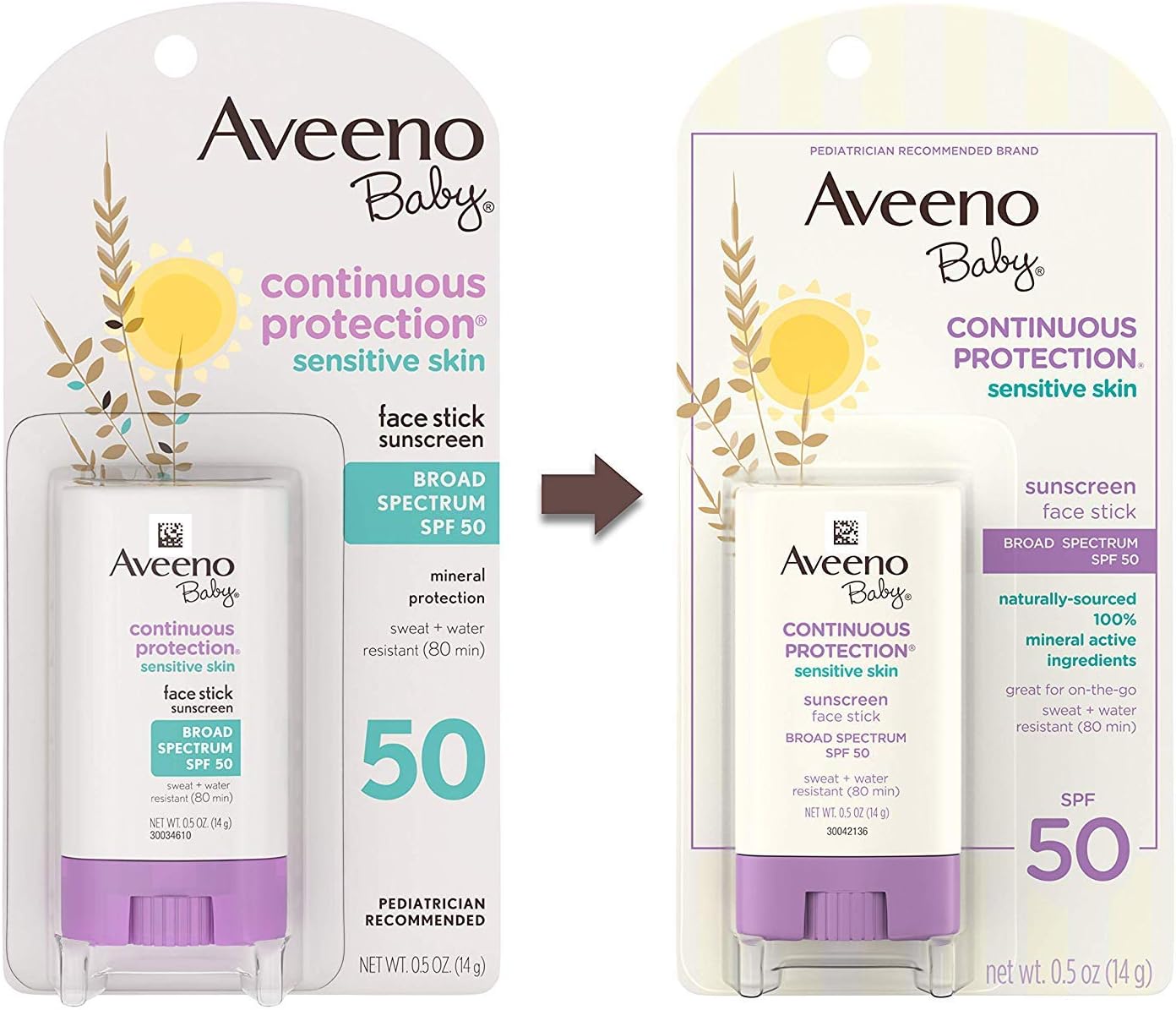 aveeno baby face stick