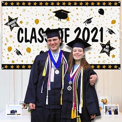Buy Graduation Banner Extra Large 78 X 45 Class Of 21 Graduation Backdrop Banner 21 Graduation Party Decorations Supplies 21 Congrats Grad Photo Booth Backdrop Online In Hungary B07p7pnbrx