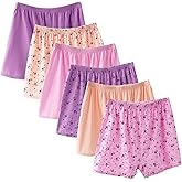 Ogvfunv 6Pcs Senior Underwear for Elderly Women Cotton Boxer Briefs Loose Soft Panties Shorts for Middle Elderly Ladies
