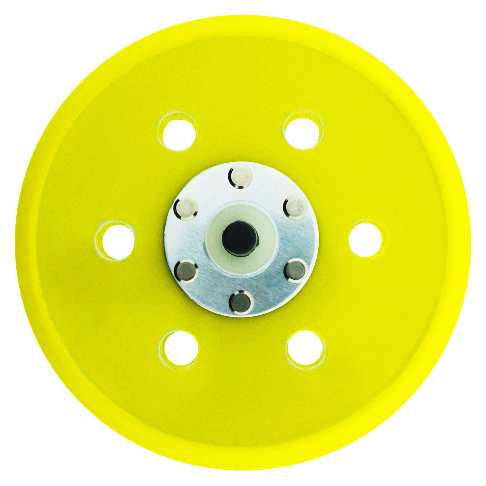 1 x SabreCut OSSCDA002 150mm 5/16 Thread 6 Hole Medium Density Random Orbital Sander Hook & Loop Backing Pad Compatible with Dual Action Sanders