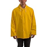 TINGLEY .35mm PVC/Polyester Storm Fly Front Jacket with Attached Hood
