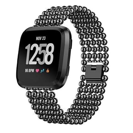 Blueseao Fitbit Versa - Pulsera de joyería Hecha a Mano con ...