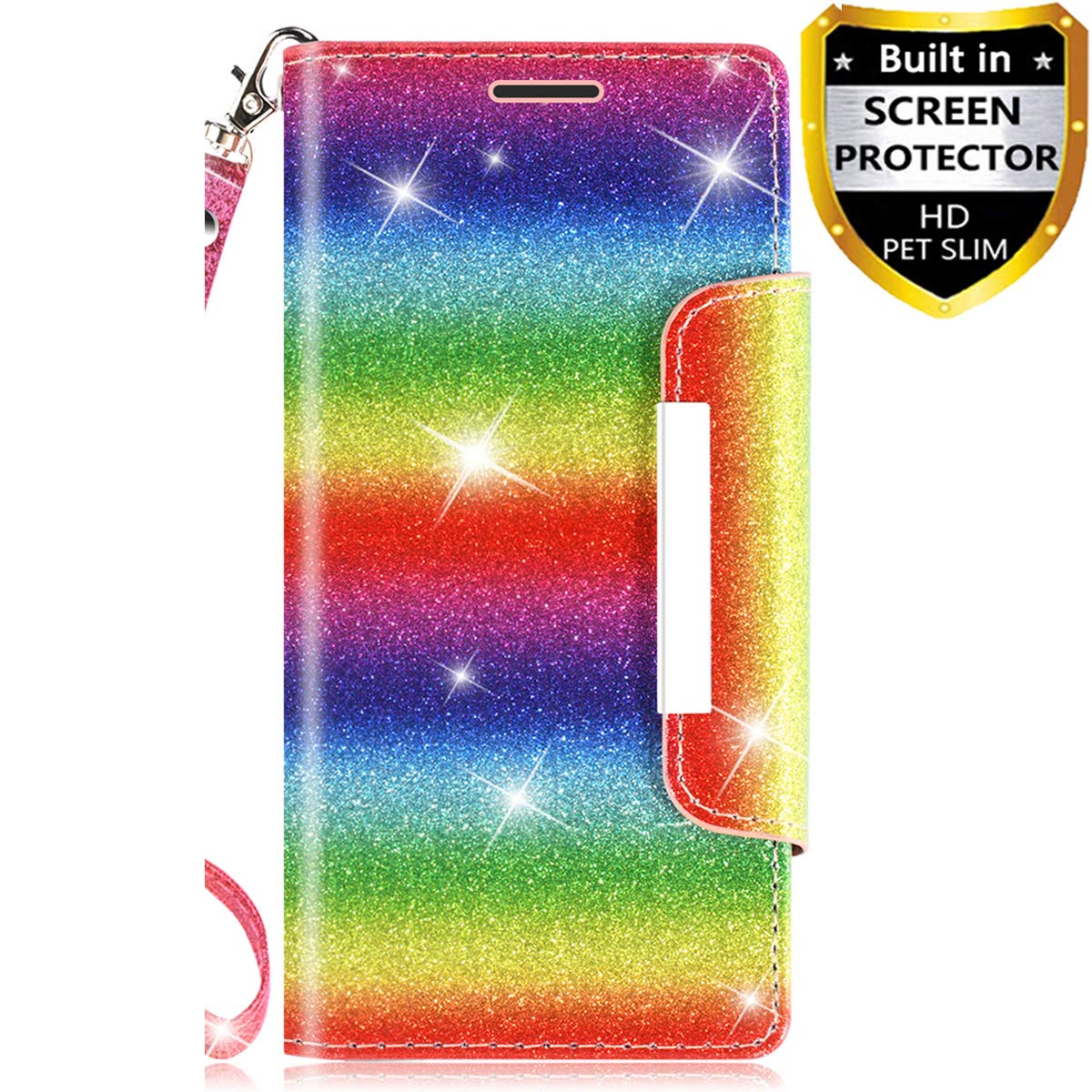 Best lg v30 wallet case leather