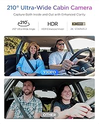 VIOFO A329S 4K 3 Channel Dash Cam, 4K Front + 2K