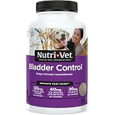 Nutri-Vet Bladder Control for Dogs, Dog Urinary Health Support, 90 Tablets | Dog Cranberry Supplement, Urinary Tract Support, Immune Support, Dog Bladder Health, Tablet Formula, Daily Wellness